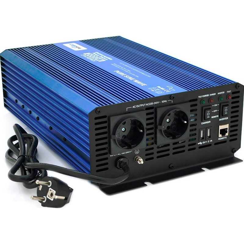 Інвертор (перетворювач) 12В/220В Suoer SUA-2000A